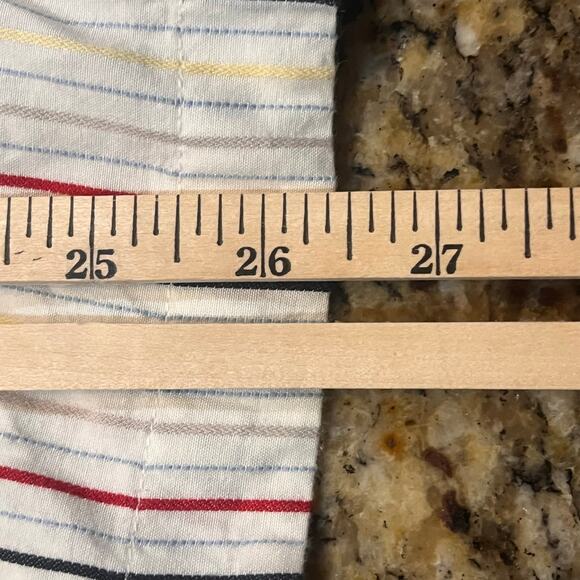 Sean‎ John Mens Large Long Sleeve Striped Button Shirt Colorful Spring - Picture 4 of 5